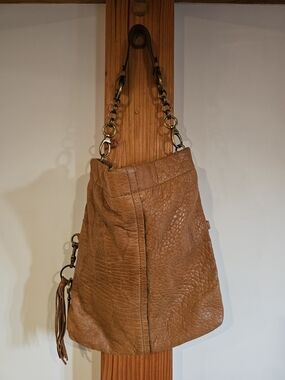Classic Tan Leather FOSSIL Bag - Stylish Everyday Carry